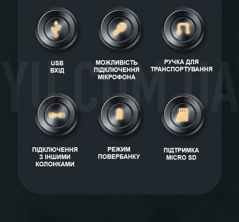 Портативна акустична колонка Bluetooth Hopestar A6X з LED-підсвічуванням та PowerBank Портативна акустична колонка Bluetooth Hopestar A6X з LED-підсвічуванням та PowerBank